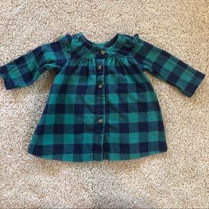 Hanna Andersson flannel plaid day dress